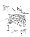 Diagram for Dodge Intrepid Weather Strip - 4574395
