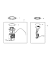 Diagram for 2014 Jeep Cherokee Fuel Level Sensor - 68217193AB