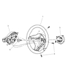 Diagram for Dodge Viper Steering Wheel - TQ91DX9AA