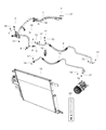 Diagram for 2020 Ram 1500 A/C Condenser - 68312697AB