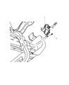 Diagram for Jeep Commander Horn - 5026994AA