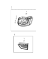 Diagram for Jeep Compass Tail Light - 55112681AF