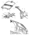 Diagram for Chrysler Town & Country Sunroof - 5093945AA