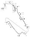 Diagram for 2006 Dodge Durango Hydraulic Hose - 52855381AA