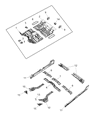 Diagram for 2021 Ram 1500 Rear Crossmember - 68441931AA