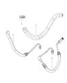 Diagram for 2011 Jeep Wrangler Power Steering Hose - 52059900AF