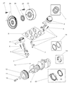 Diagram for Chrysler Sebring Piston Ring Set - MD310258