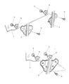 Diagram for 2001 Jeep Cherokee Weather Strip - 55175358AC