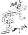 Diagram for 2008 Chrysler Crossfire Air Bag - 5099071AA