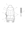 Diagram for Dodge Grand Caravan Seat Cushion - ZQ571D5AA