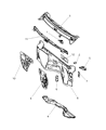 Diagram for 2007 Dodge Sprinter 2500 Dash Panels - 68006304AA