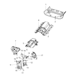 Diagram for 2021 Jeep Cherokee Exhaust Heat Shield - 68248394AA