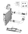 Diagram for Dodge Ram 2500 Intercooler - 68069554AA