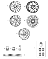 Diagram for 2013 Dodge Journey Spare Wheel - 5LN63GSAAA