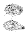 Diagram for 2007 Dodge Ram 1500 Transfer Case - 52853301AA