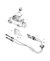 Diagram for Mopar Shift Cable - 5106255AC