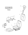 Diagram for 2005 Dodge Sprinter 2500 Armrest - 5103710AA