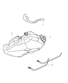 Diagram for Dodge Neon Fuel Tank - 5017443AA