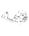 Diagram for 2020 Ram 1500 Battery Cable - 68430582AC