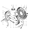 Diagram for Dodge Ram Van Wheel Cylinder - V2100005AA