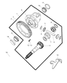 Diagram for Chrysler Town & Country Differential - 4800241AA