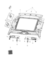 Diagram for 2019 Jeep Compass Sun Visor - 5SY76PS4AC