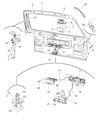 Diagram for 1998 Jeep Grand Cherokee Lift Support - 55075704AB