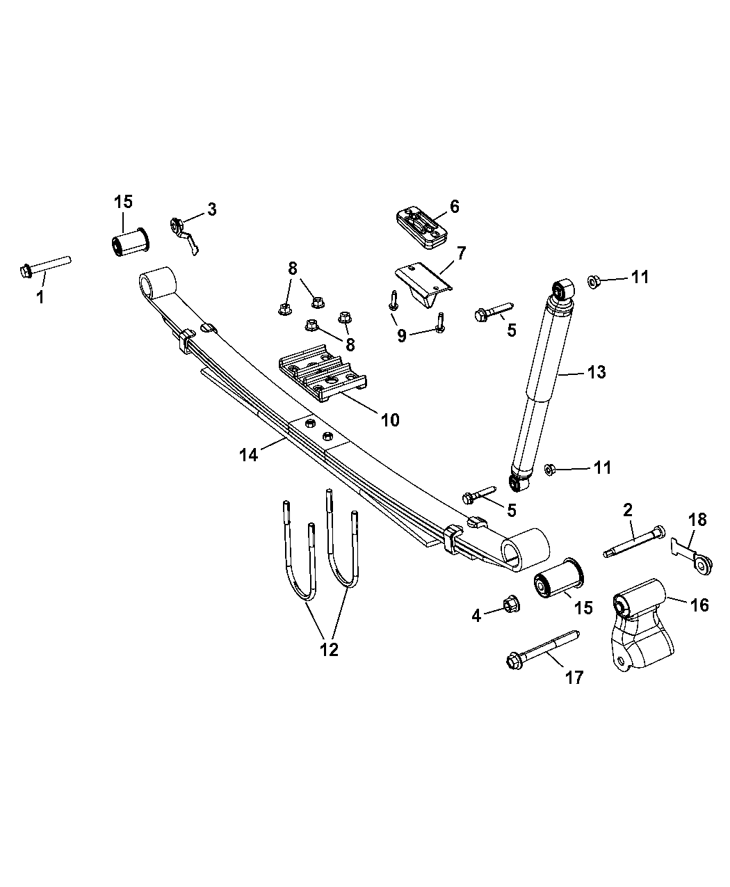 2013 Ram 2500 Suspension Rear Mopar Parts Giant