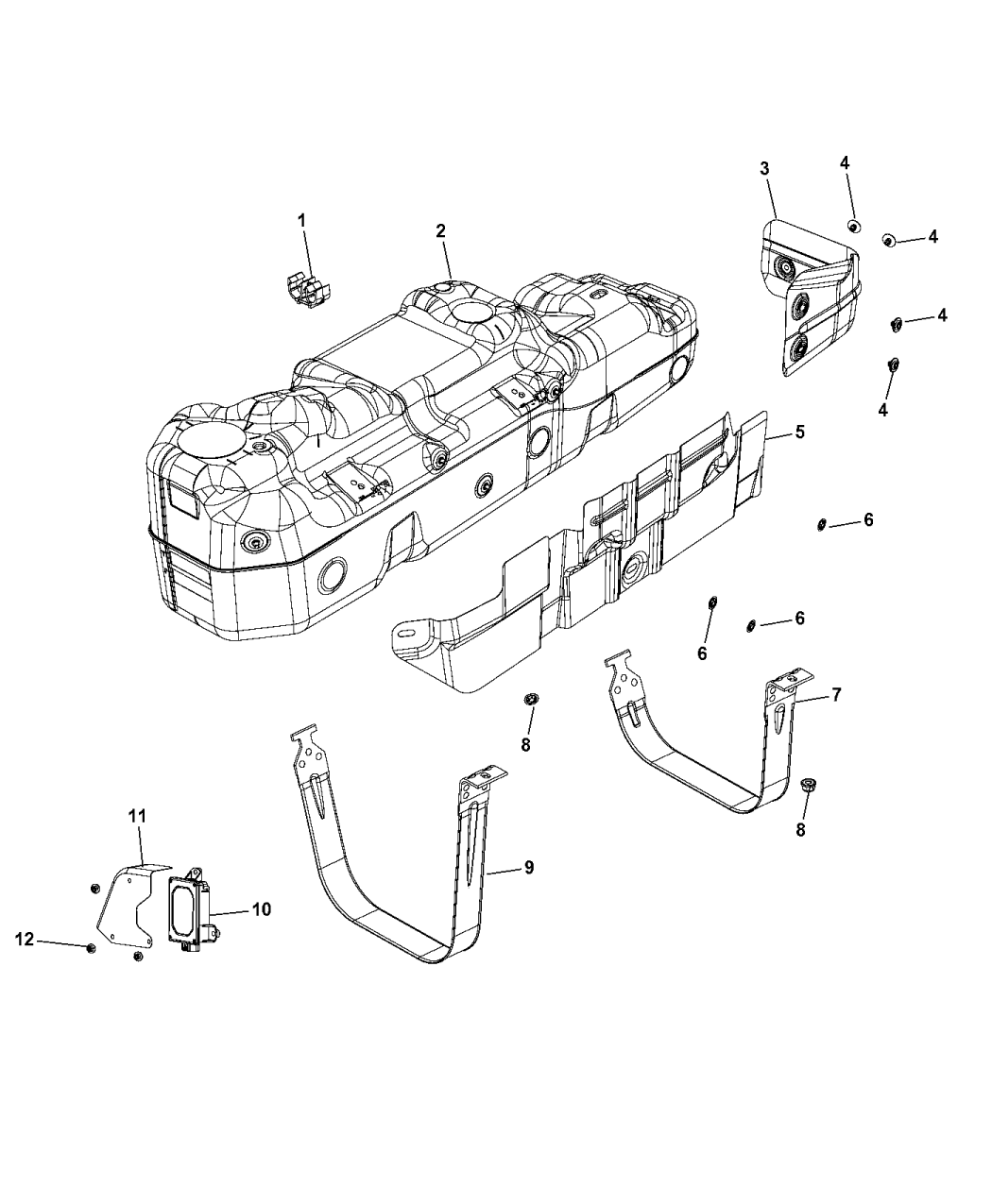 2013 Ram 1500 Fuel Tank Mopar Parts Giant