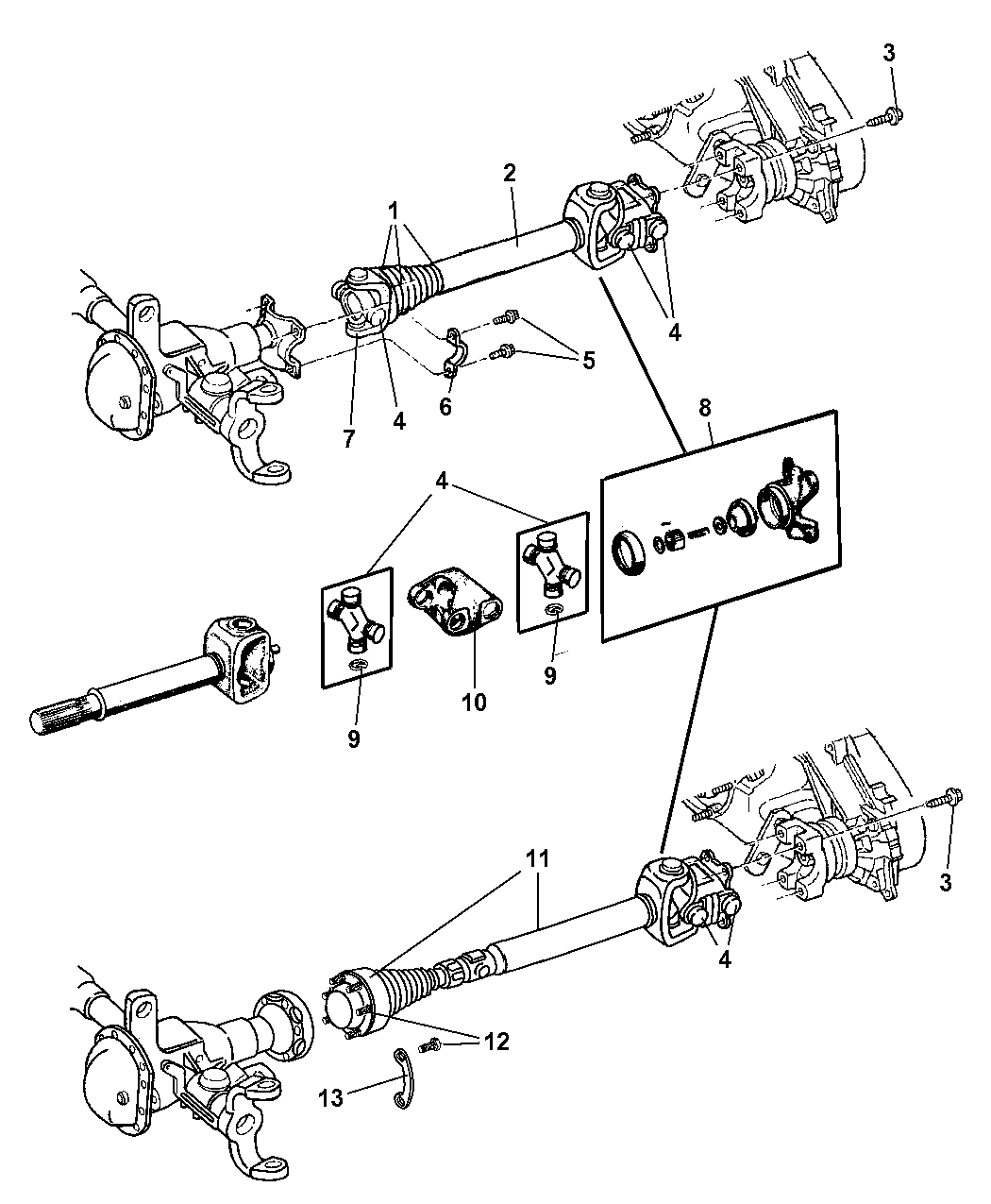 Jeep grand cherokee wj подвеска схема - фото