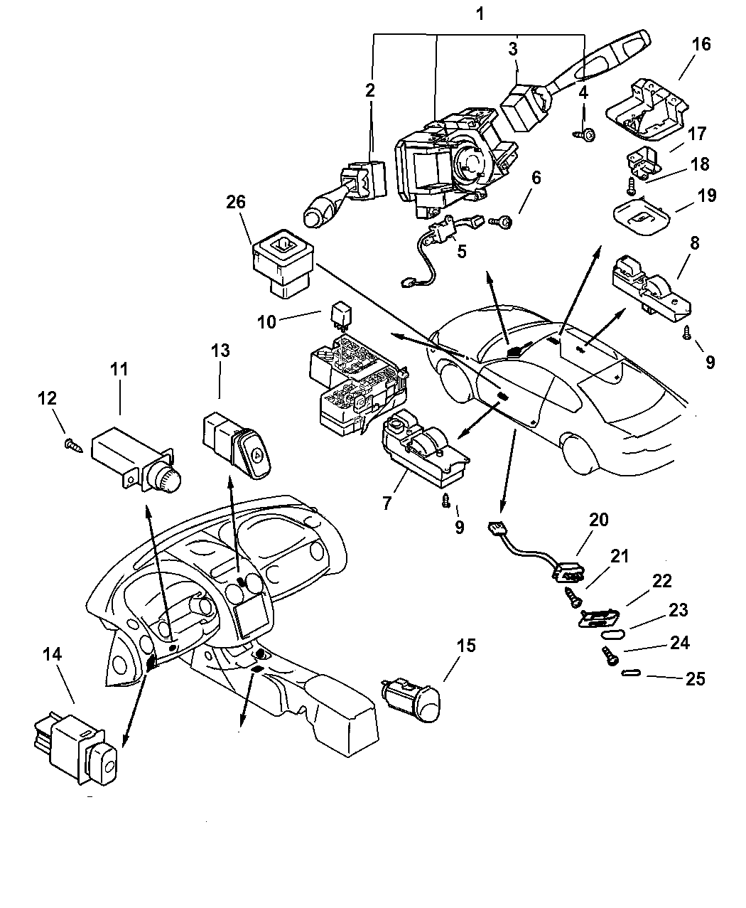 Схема задней подвески крайслер себринг - фото