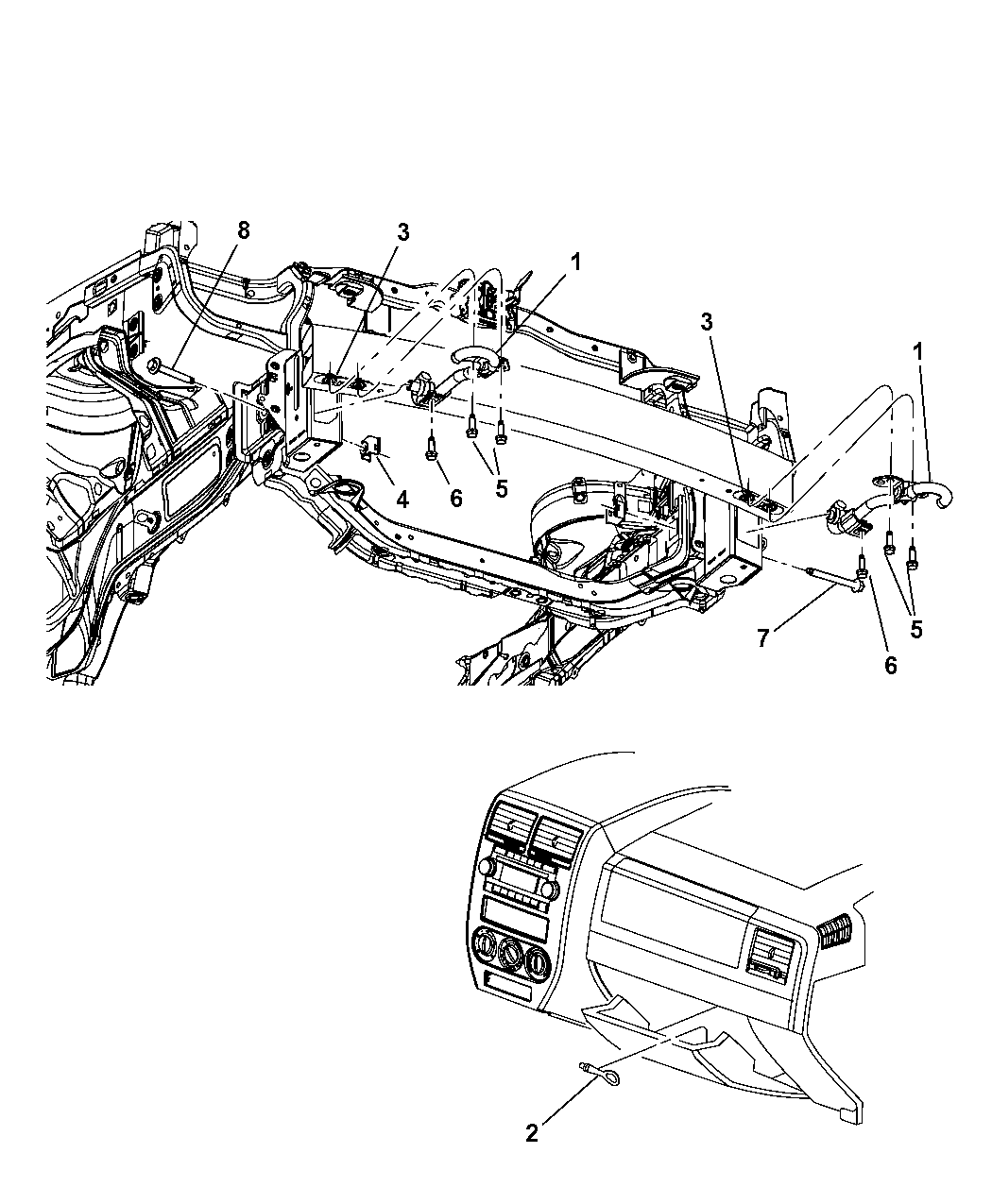 2014 Jeep Patriot Tow Hooks, Front Mopar Parts Giant