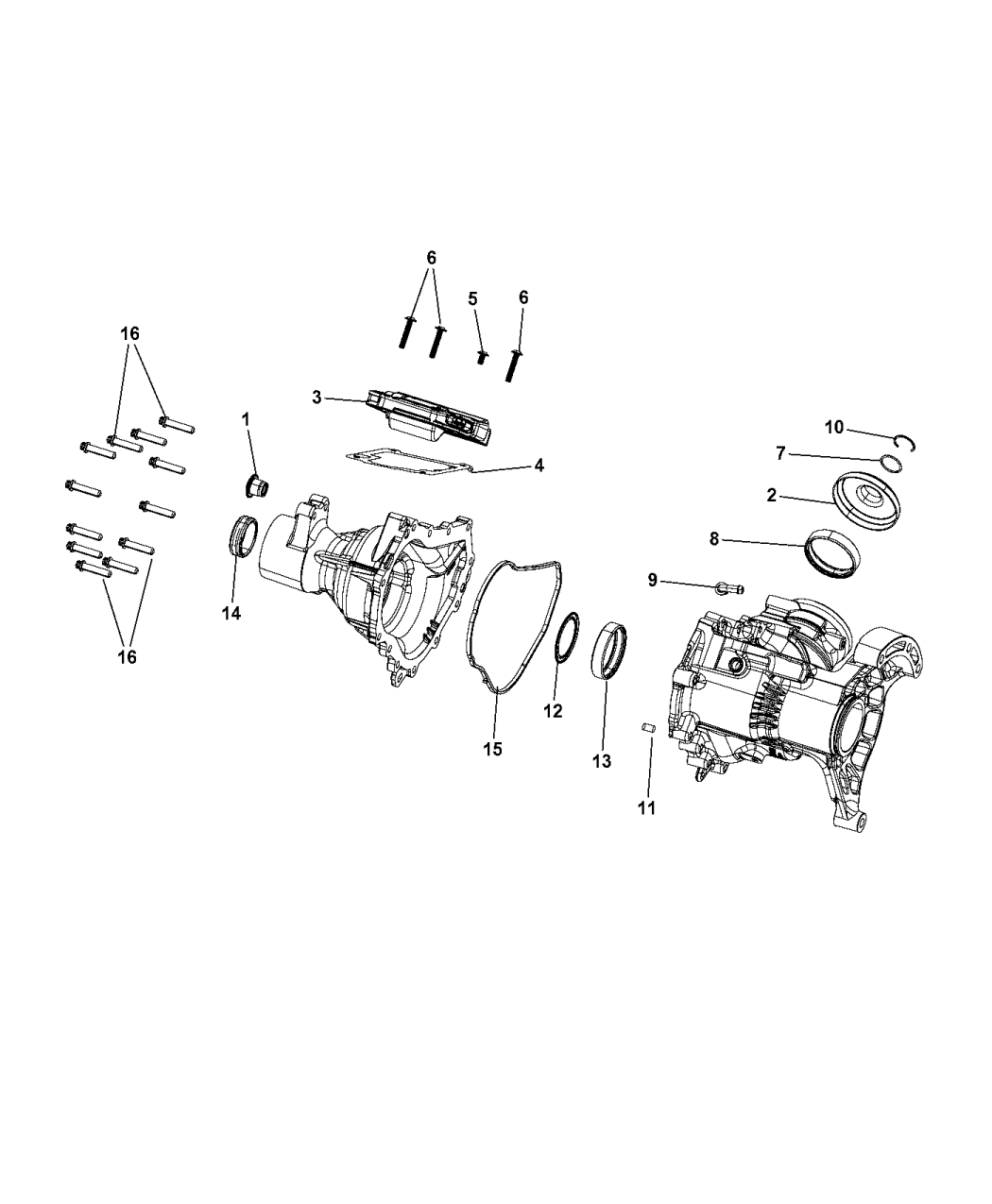 2017 Chrysler 200 Power Transfer Unit Service Parts