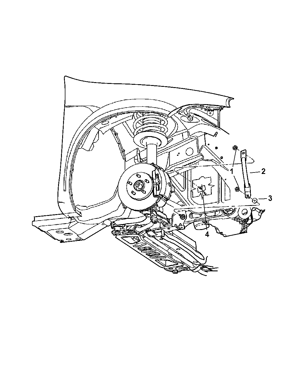 2000 Dodge Neon Front - Suspension
