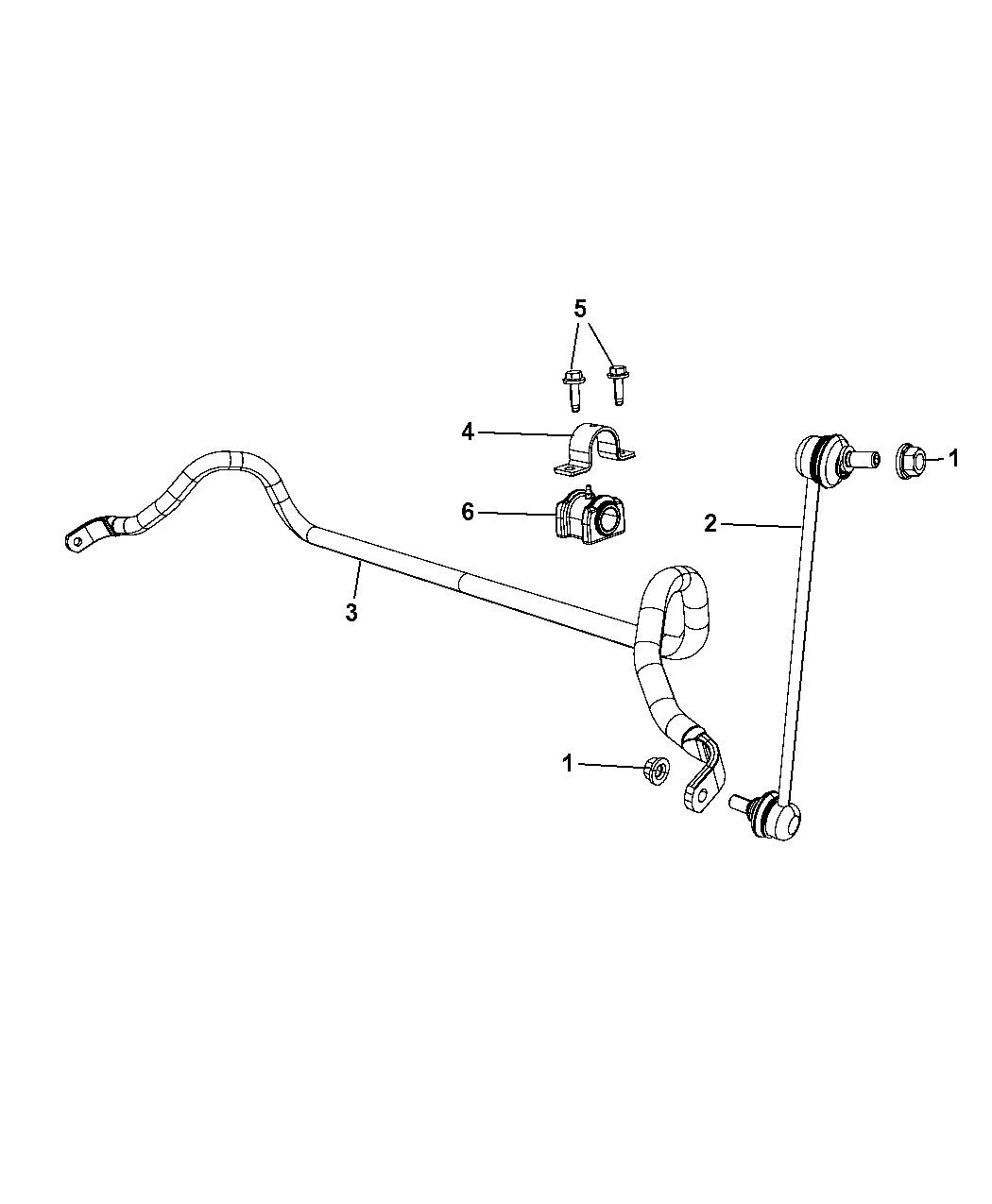 2010 Dodge Caliber Front Stabilizer Bar Mopar Parts Giant