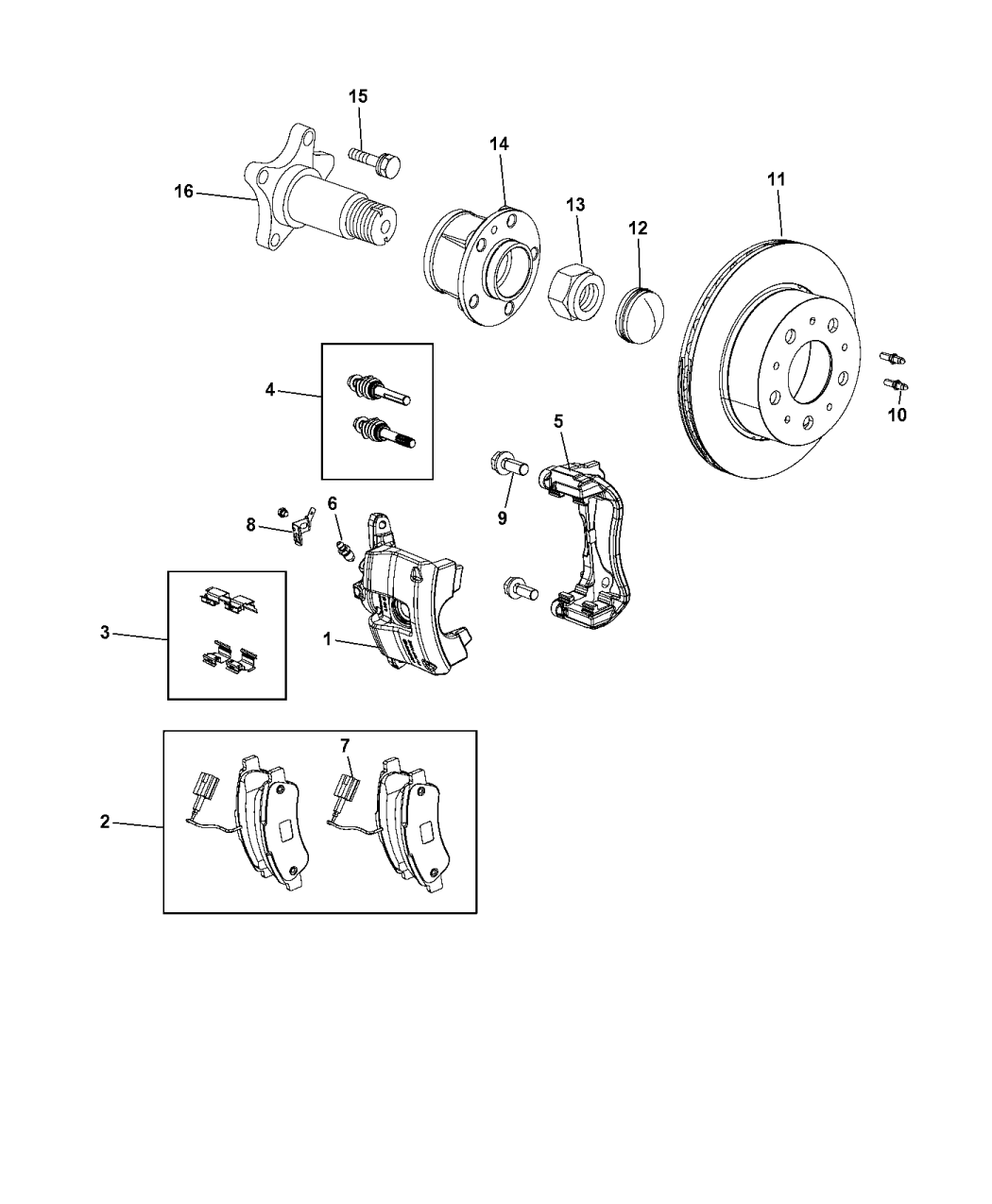 2015 Ram ProMaster 1500 Rear Brakes Mopar Parts Giant