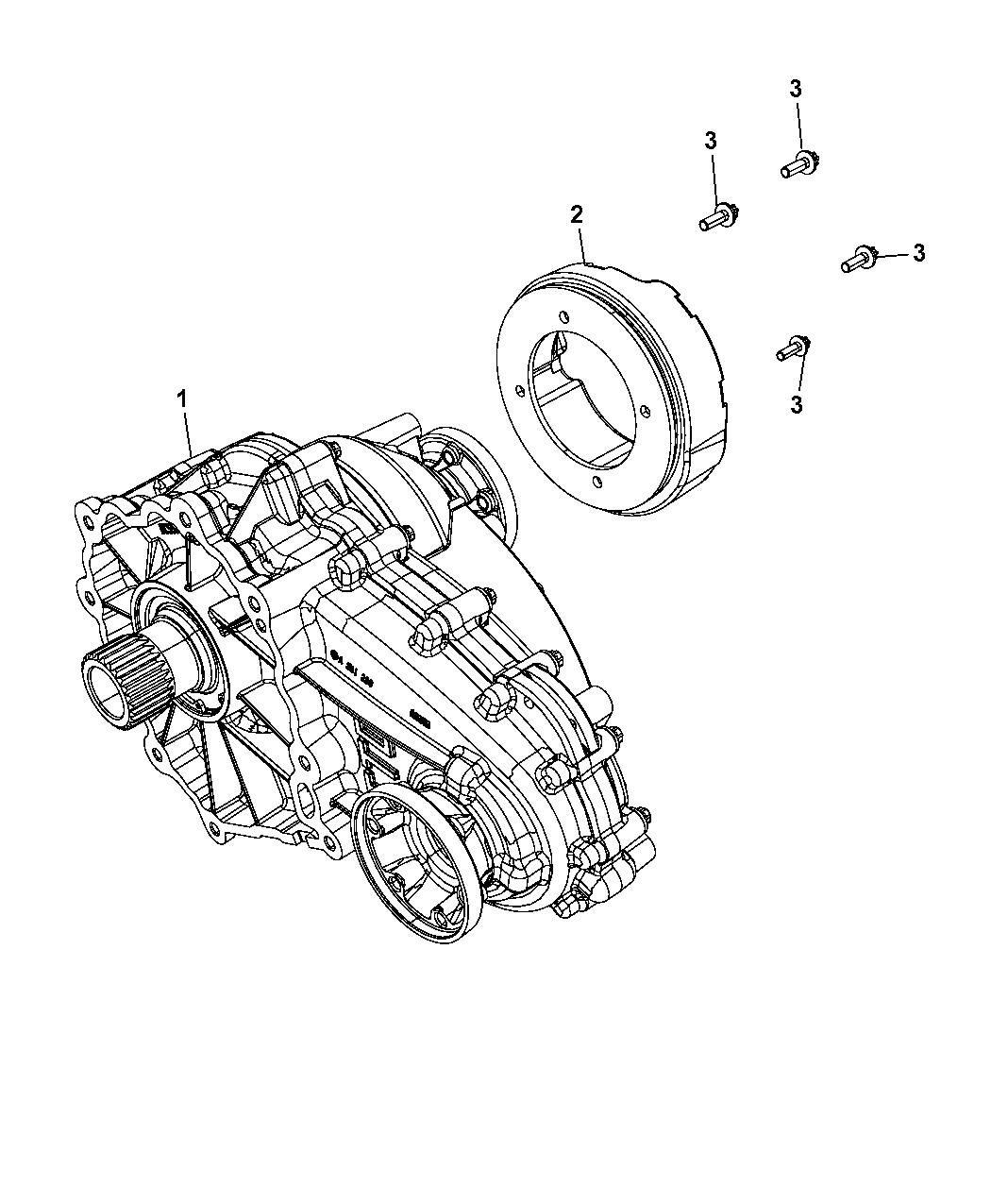 2011 Dodge Durango Transfer Case Assembly & Identification of Single