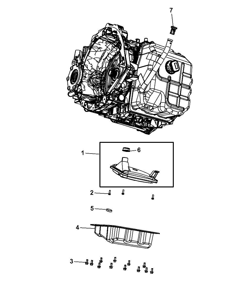 2017 Ram ProMaster 1500 Transmission Oil Filters
