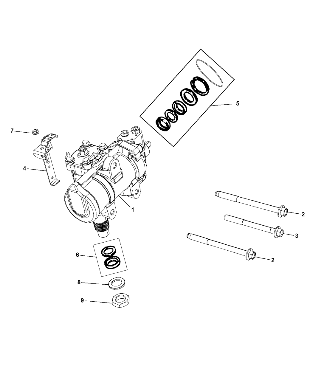 2015 Ram 2500 Steering Gear Box Mopar Parts Giant