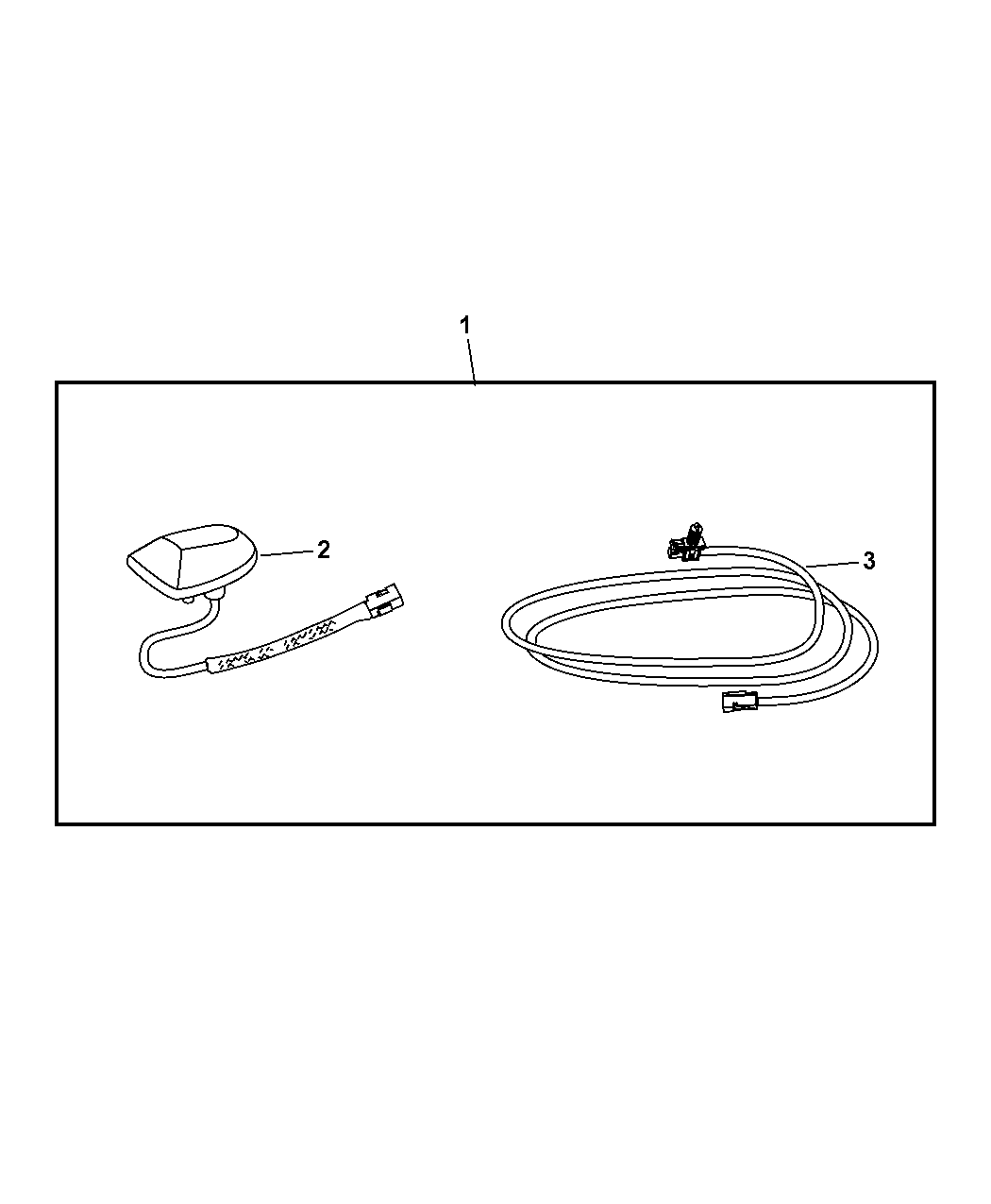 2008 Chrysler Aspen Install Kit - Satellite Receiver