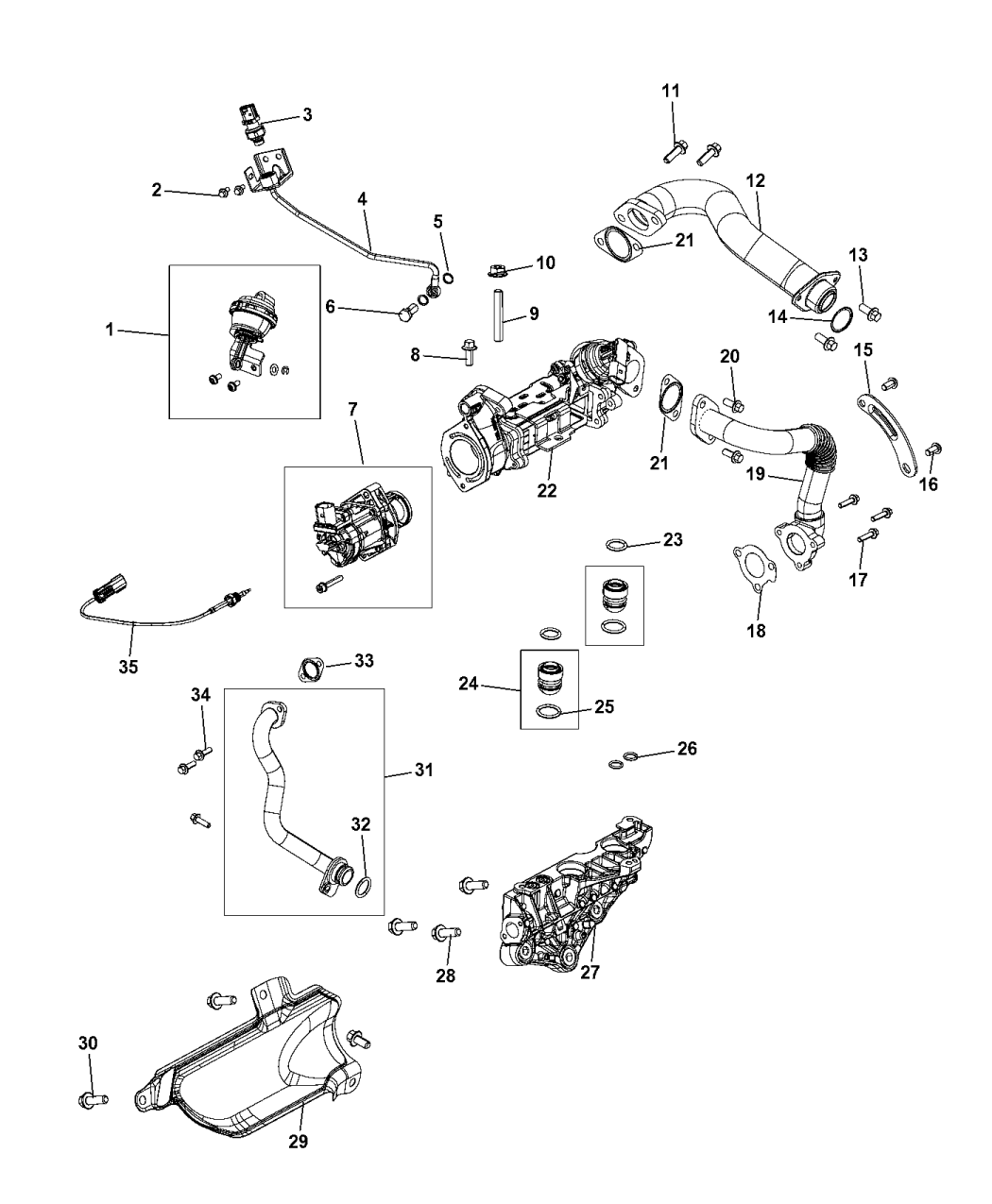 2015 Ram 1500 EGR System Mopar Parts Giant
