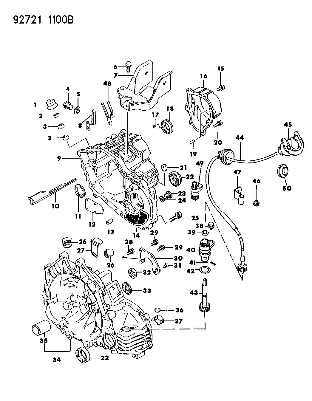 MB622090 - Genuine Mopar SENSOR-VEHICLE SPEED