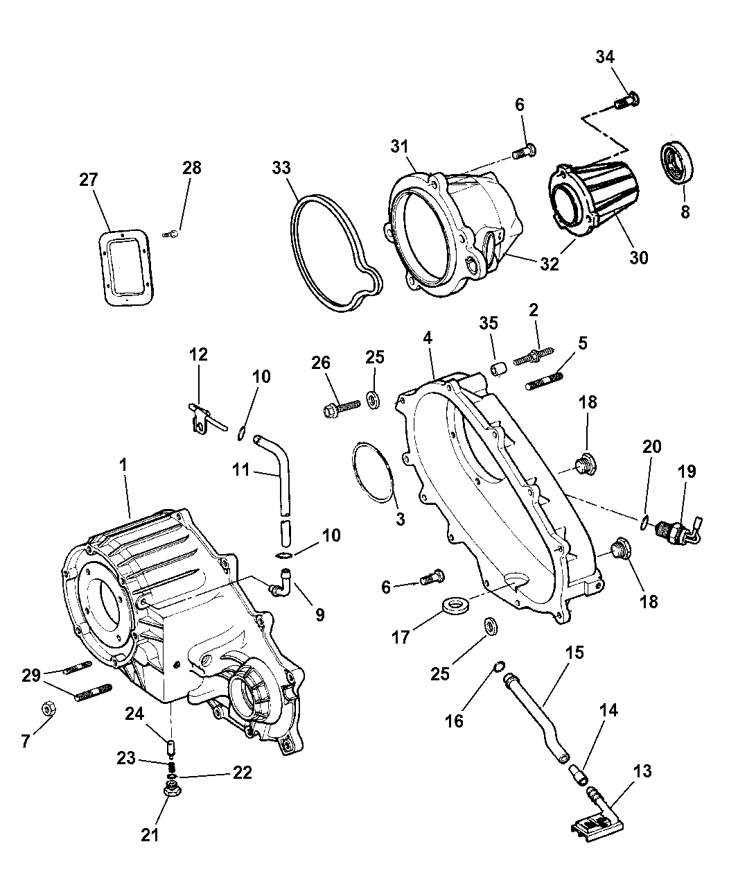 4797550 Genuine Mopar CASETRANSFER REAR