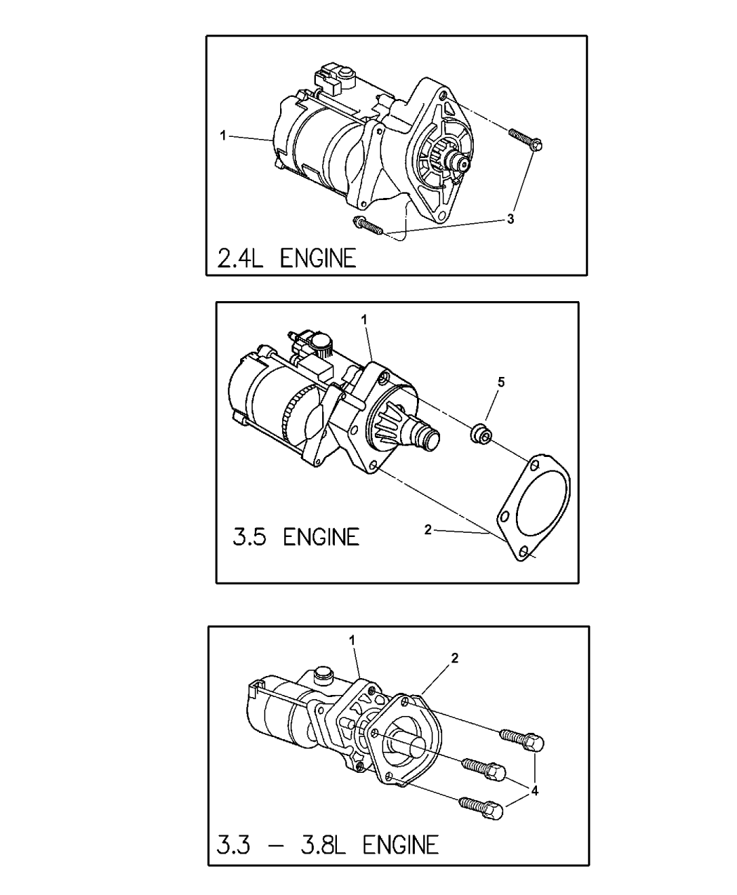 2003 Dodge Caravan Starter