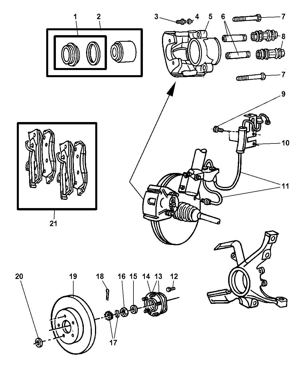 2000 chrysler voyager brake cylinders