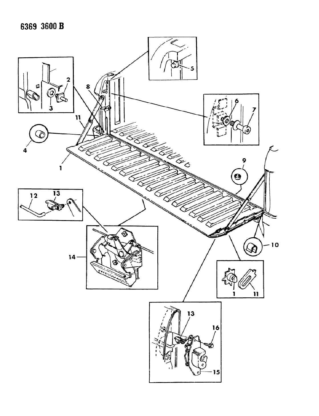 1986 Dodge W150 Tailgate Mopar Parts Giant