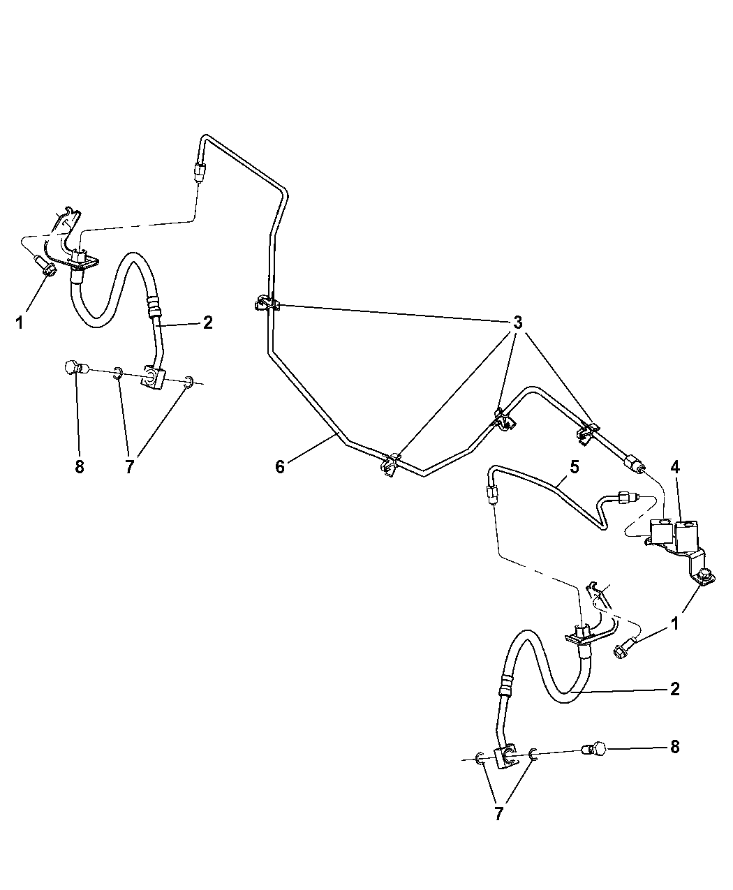 2007 Dodge Dakota Brake Line Diagram