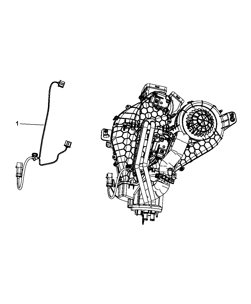 2012 Dodge Journey Wiring A/C & Heater Mopar Parts Giant