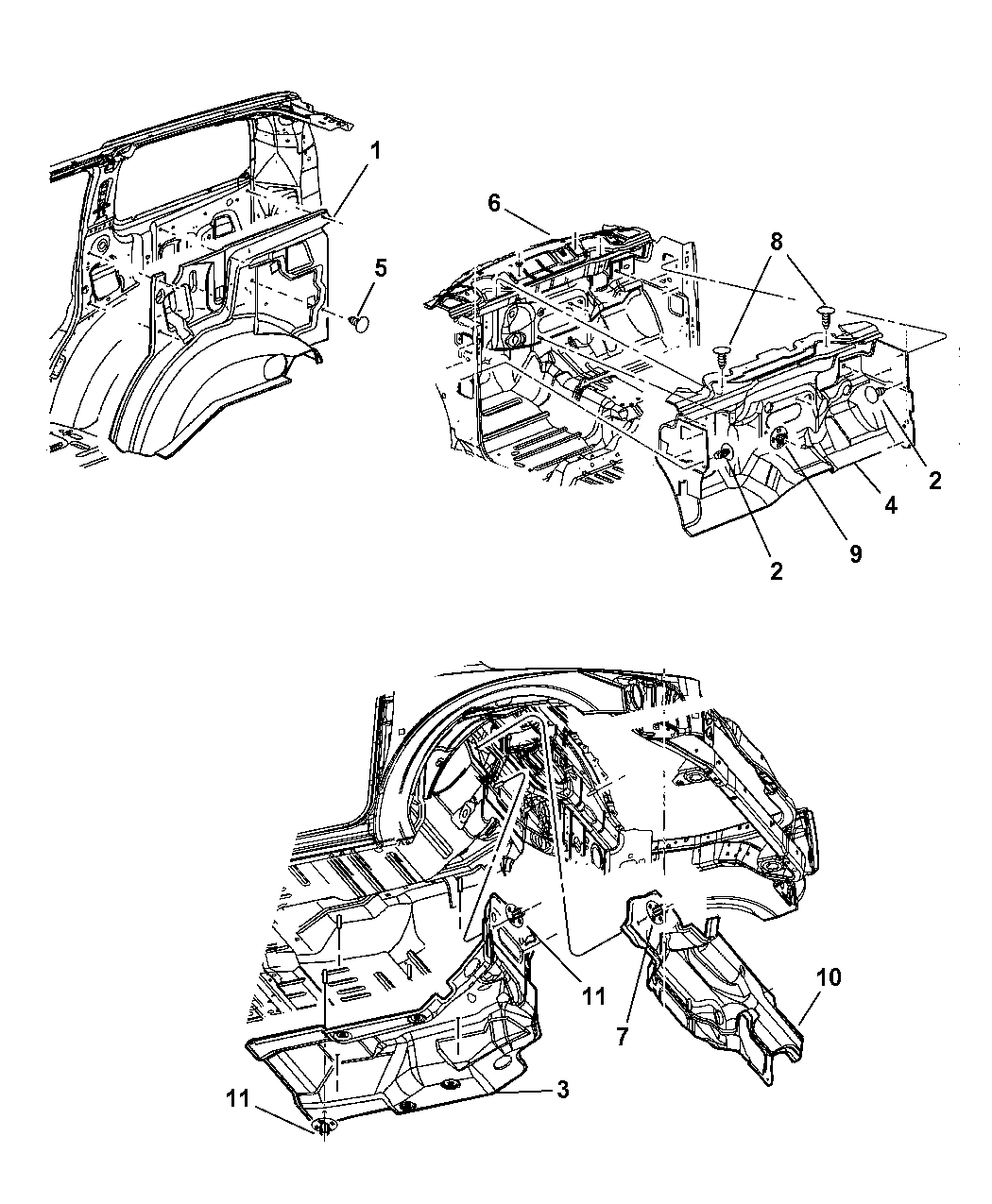 2008 Chrysler Aspen Silencers