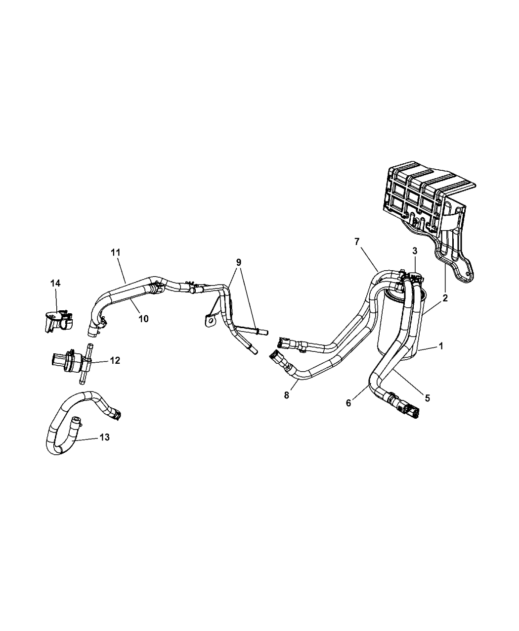 2009 Jeep Compass Fuel Filter & Related Mopar Parts Giant